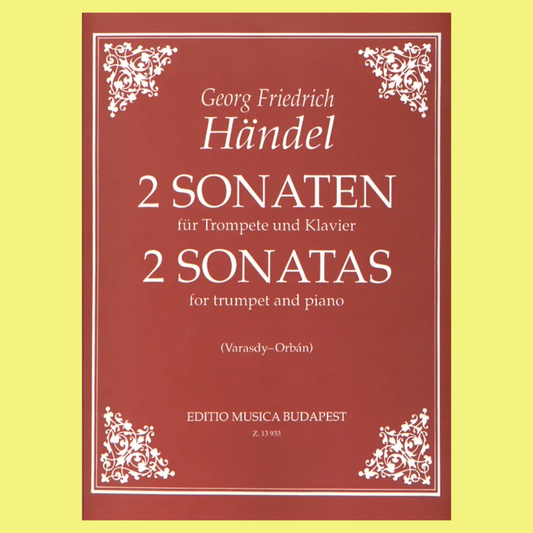 George Frideric Handel - 2 Sonatas Trumpet with Piano Accompaniment Book