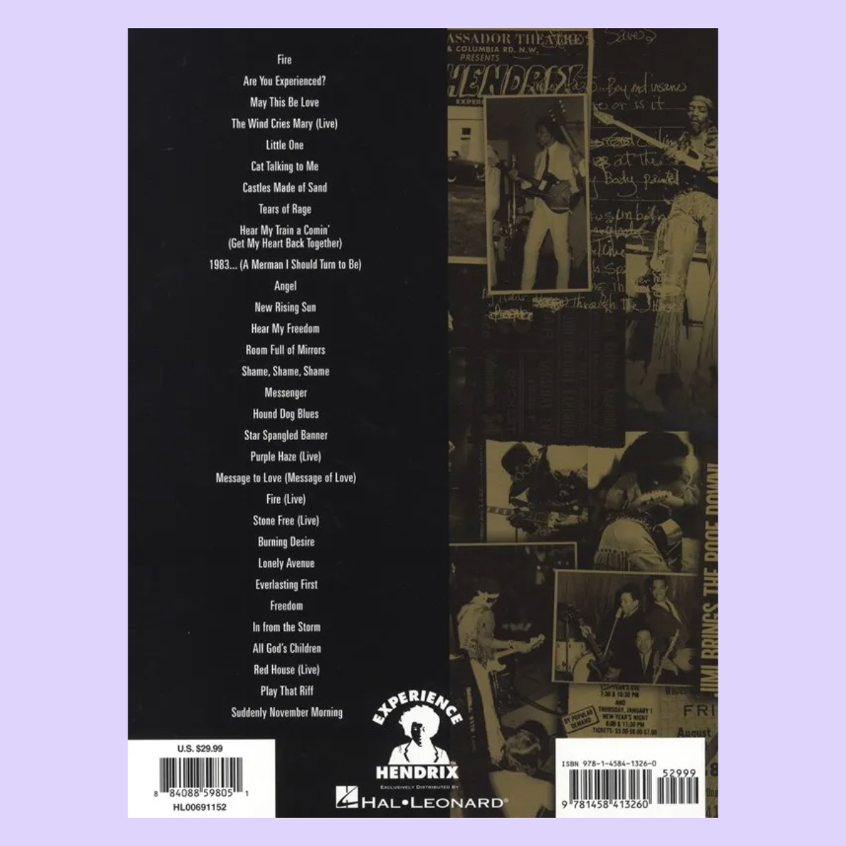 West Coast Seattle Boy - Hendrix Anthology Guitar Tab Book