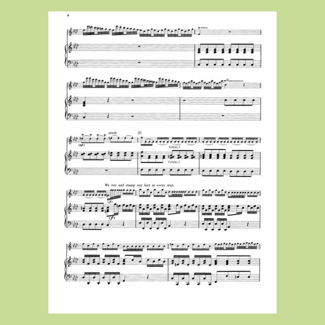 Vivaldi - Winter From The Seasons Violin with Piano Accompaniment Book