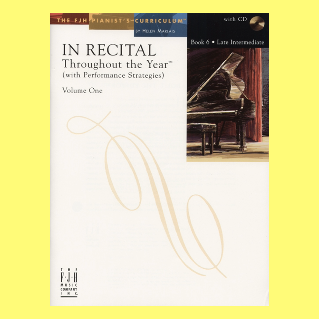 In Recital Throughout The Year Vol 1 Bk 6 Bk/Cd