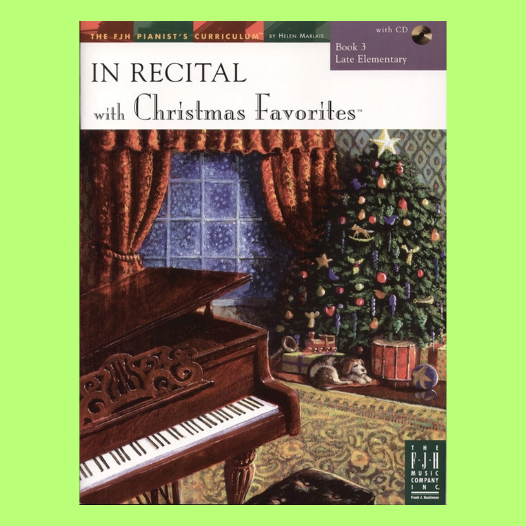 In Recital With Christmas Favorites Book 3 (Book/Cd)