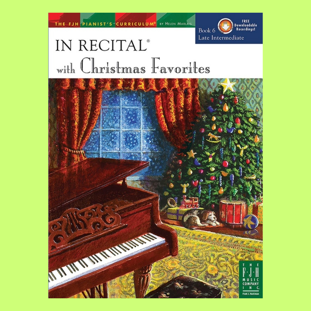 In Recital With Christmas Favourites Bk 6 Bk/Cd