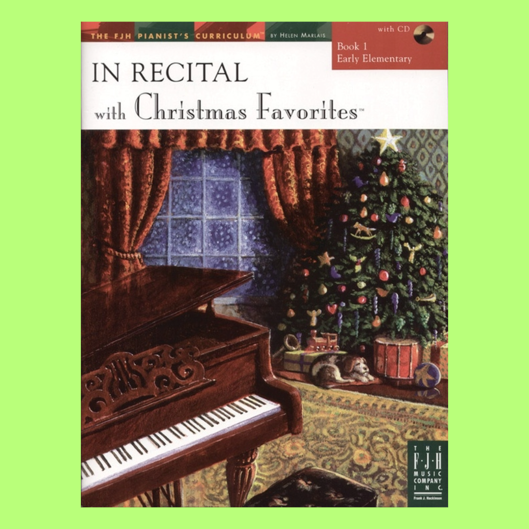 In Recital With Christmas Favorites Book 1 (Book/Cd)