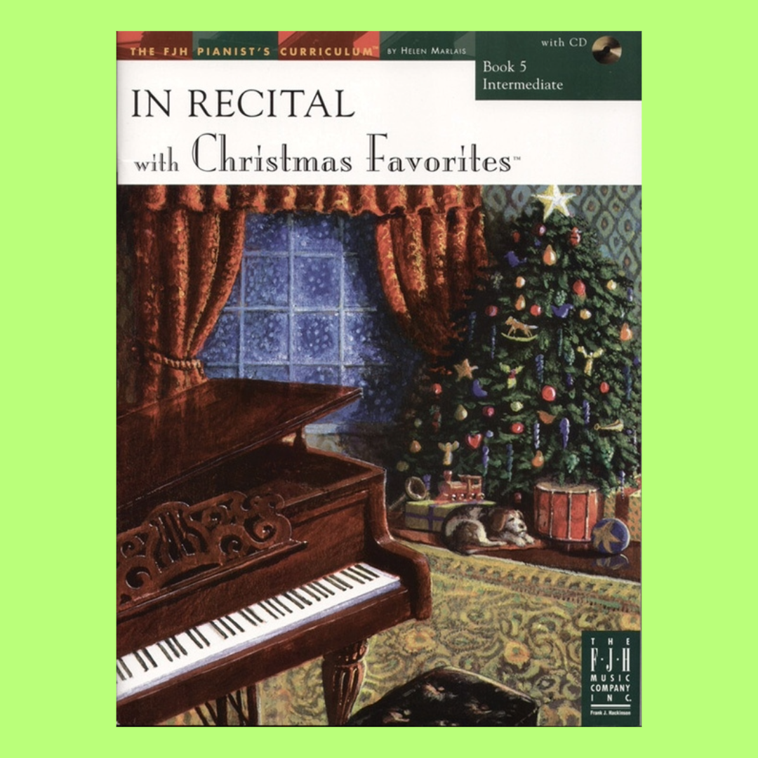 In Recital With Christmas Favourites Book 5 (Book/Cd)