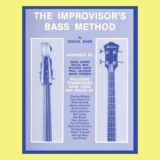 The Improvisors Bass Method Spiral Bound Book