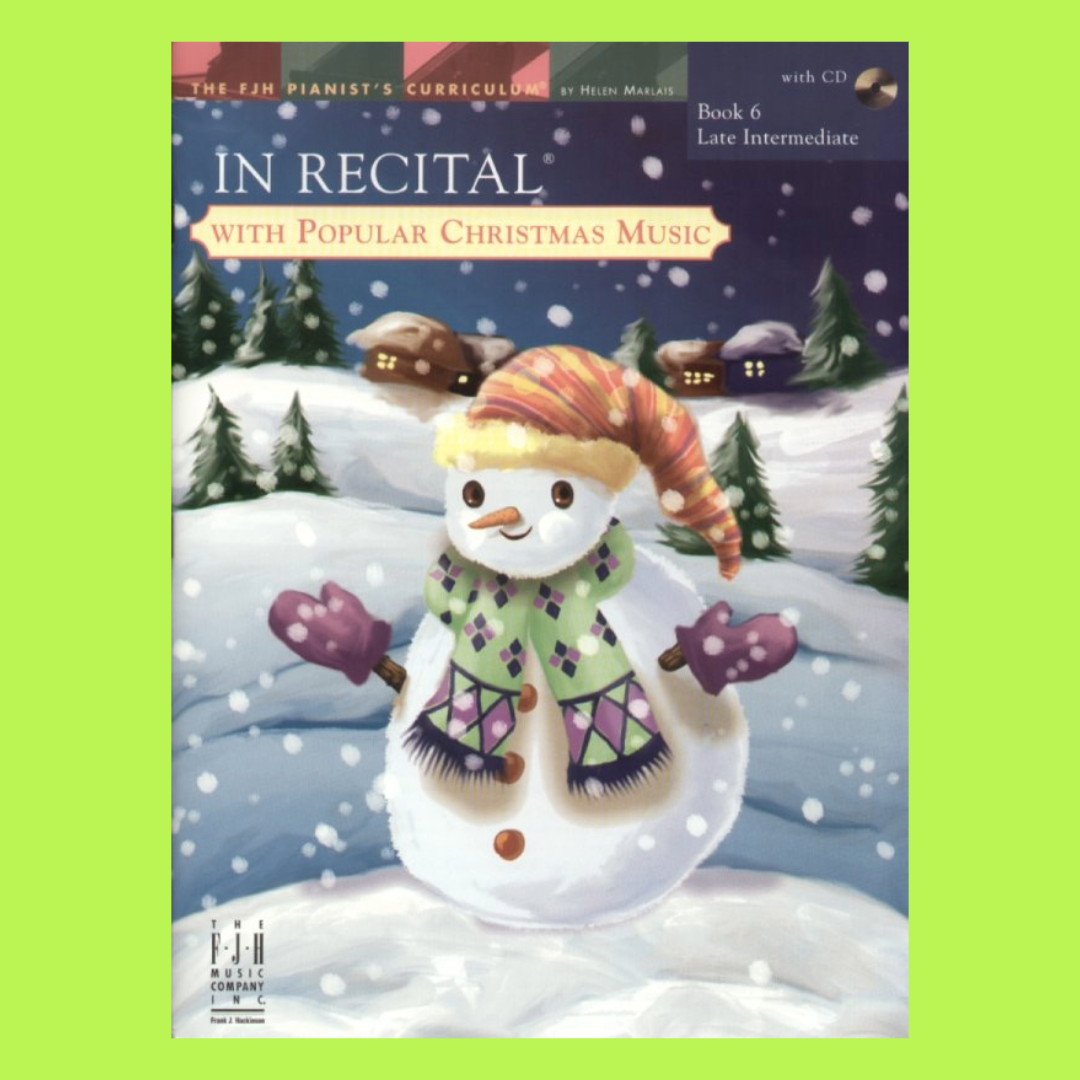 In Recital With Popular Christmas Music Bk 6 Bk/Cd