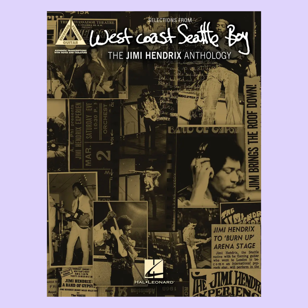 West Coast Seattle Boy - Hendrix Anthology Guitar Tab Book