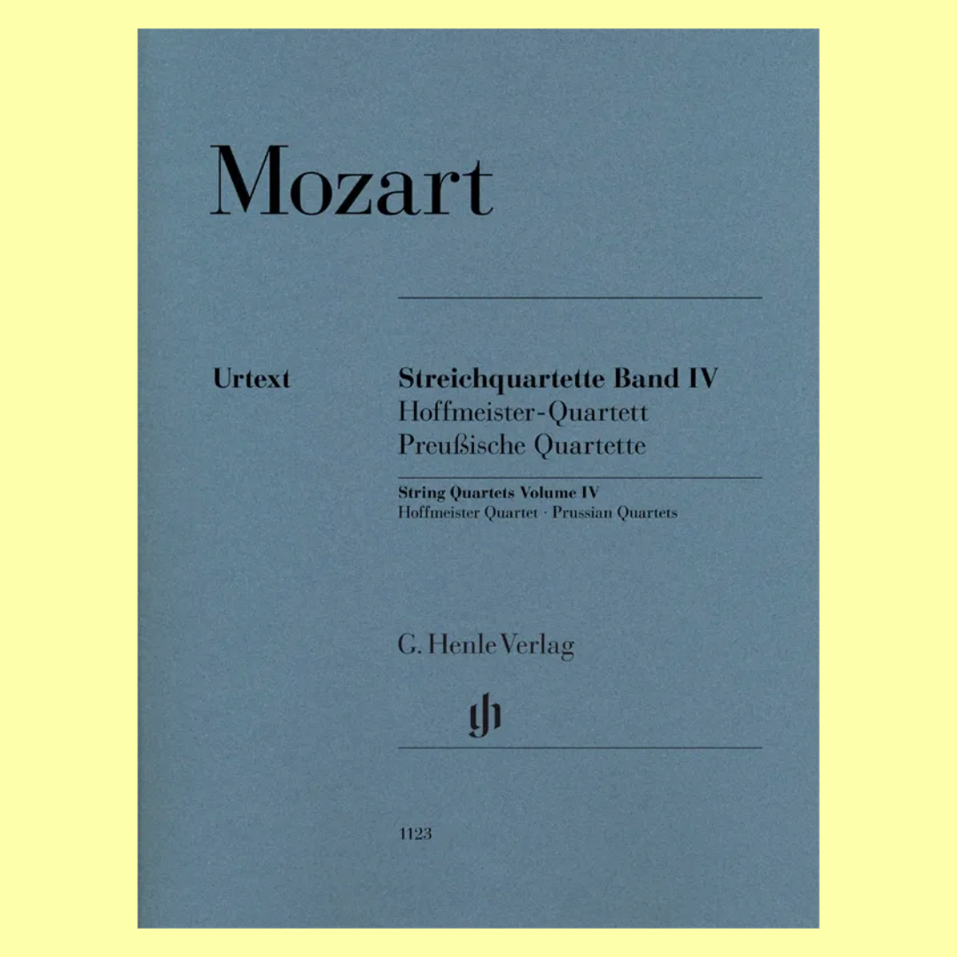 Mozart - String Quartets Volume 4 Book