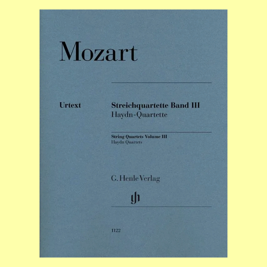 Mozart - String Quartets Vol 3 Haydn Quartets Sc/Pts