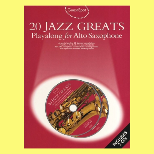 Guest Spot 20 Jazz Greats Alto Sax Bk/Cd