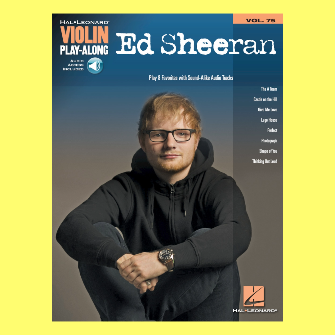 Ed Sheeran Violin Playalong V75 Bk/Ola