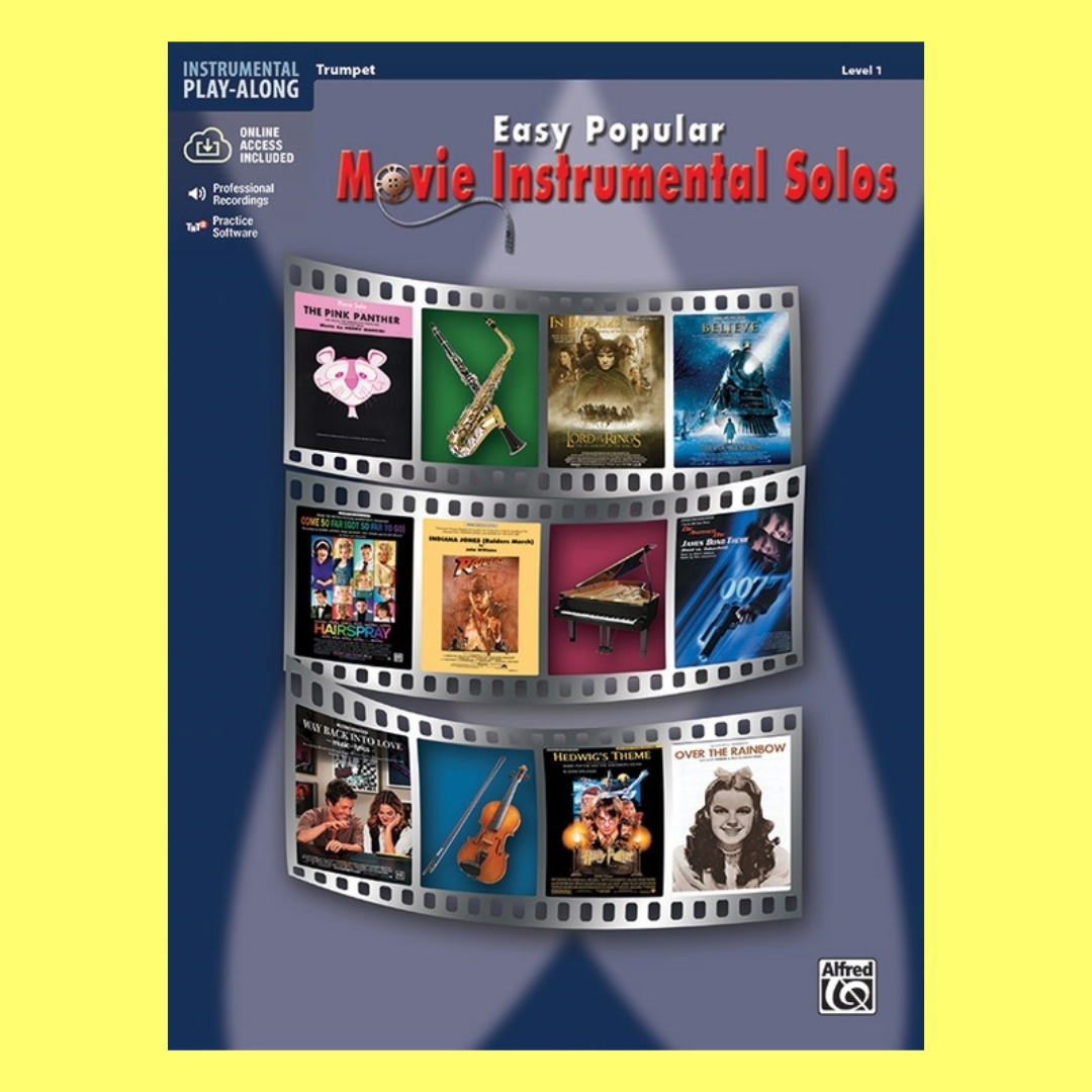 Easy Popular Movie Instr Solos Trumpet Bk/Ola