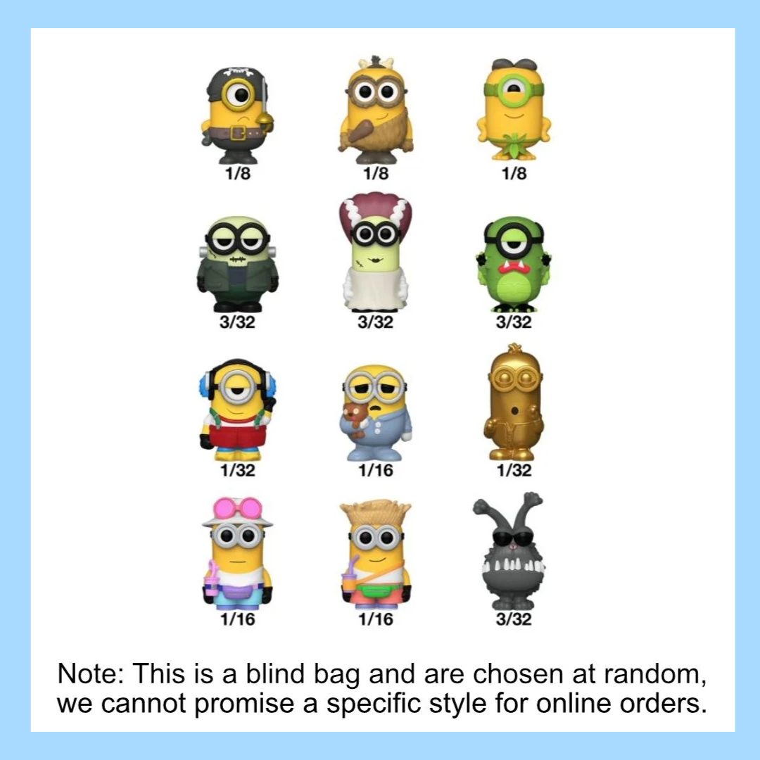 Bitty Pop: Minions - Minions - Bitty Pop! Blind Bag Assortment (SENT AT RANDOM)