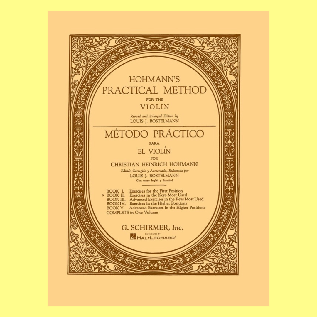 Hohmann - Practical Method For Violin Bk 2