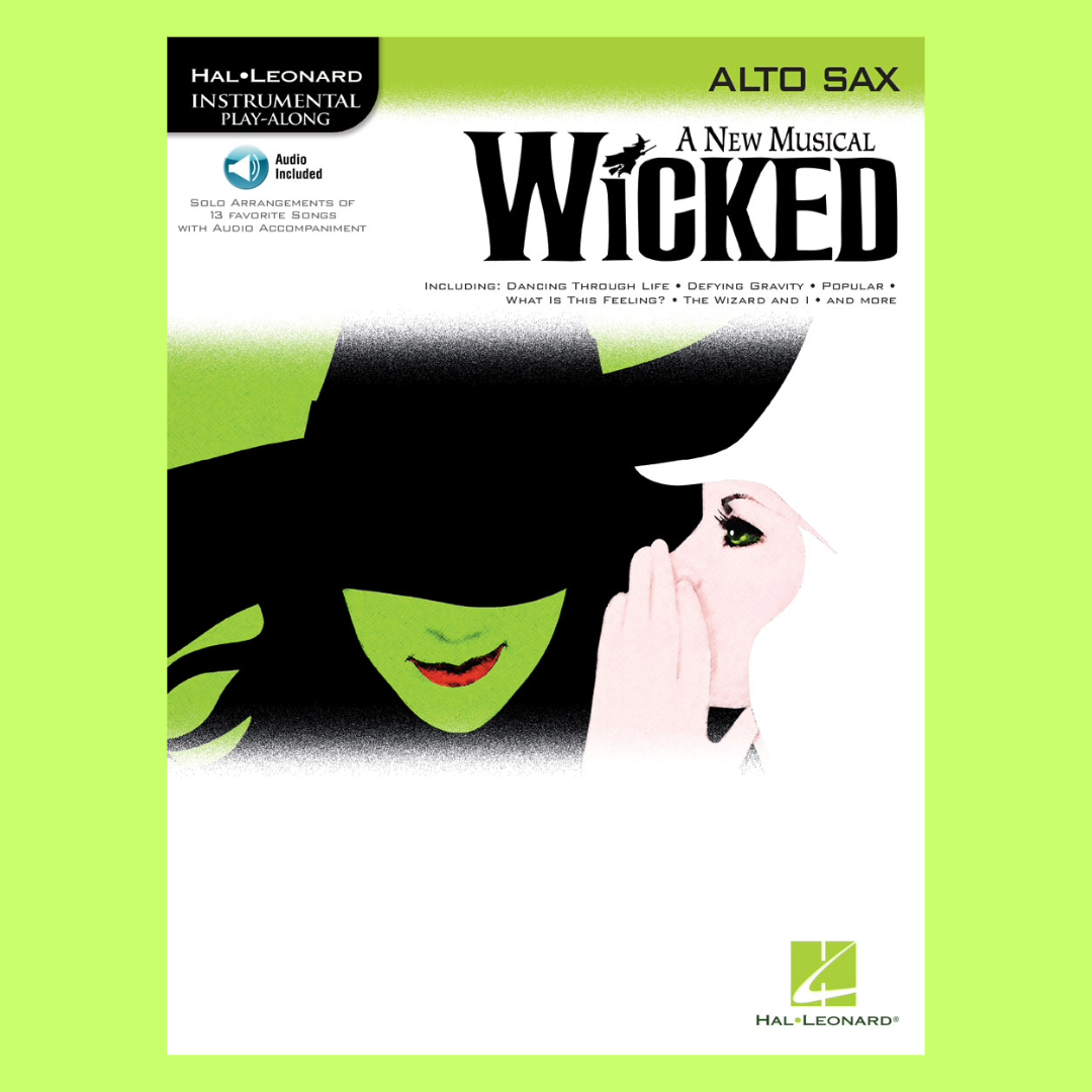 Wicked A New Musical Alto Saxophone Play Along Book/Ola