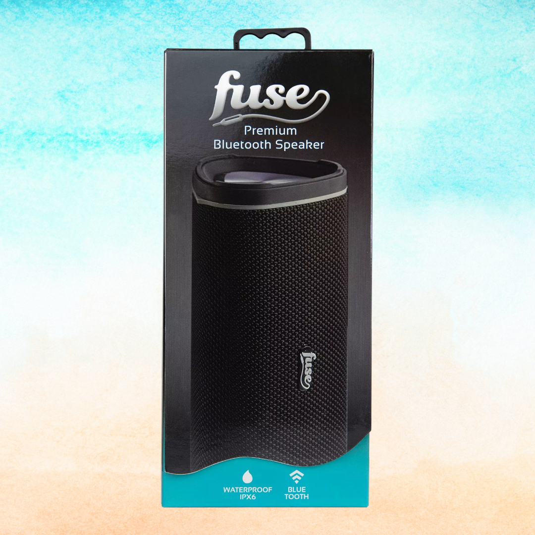 Fuse Premium Waterproof Bluetooth Speaker (30 hour Battery)