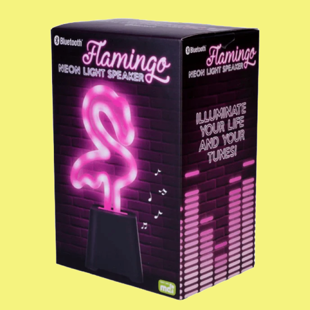 Flamingo Neon Light Bluetooth Speaker