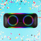 Moki Pro Portable Block Party 2 x 20W Wireless LED Speaker With True Wireless Stereo