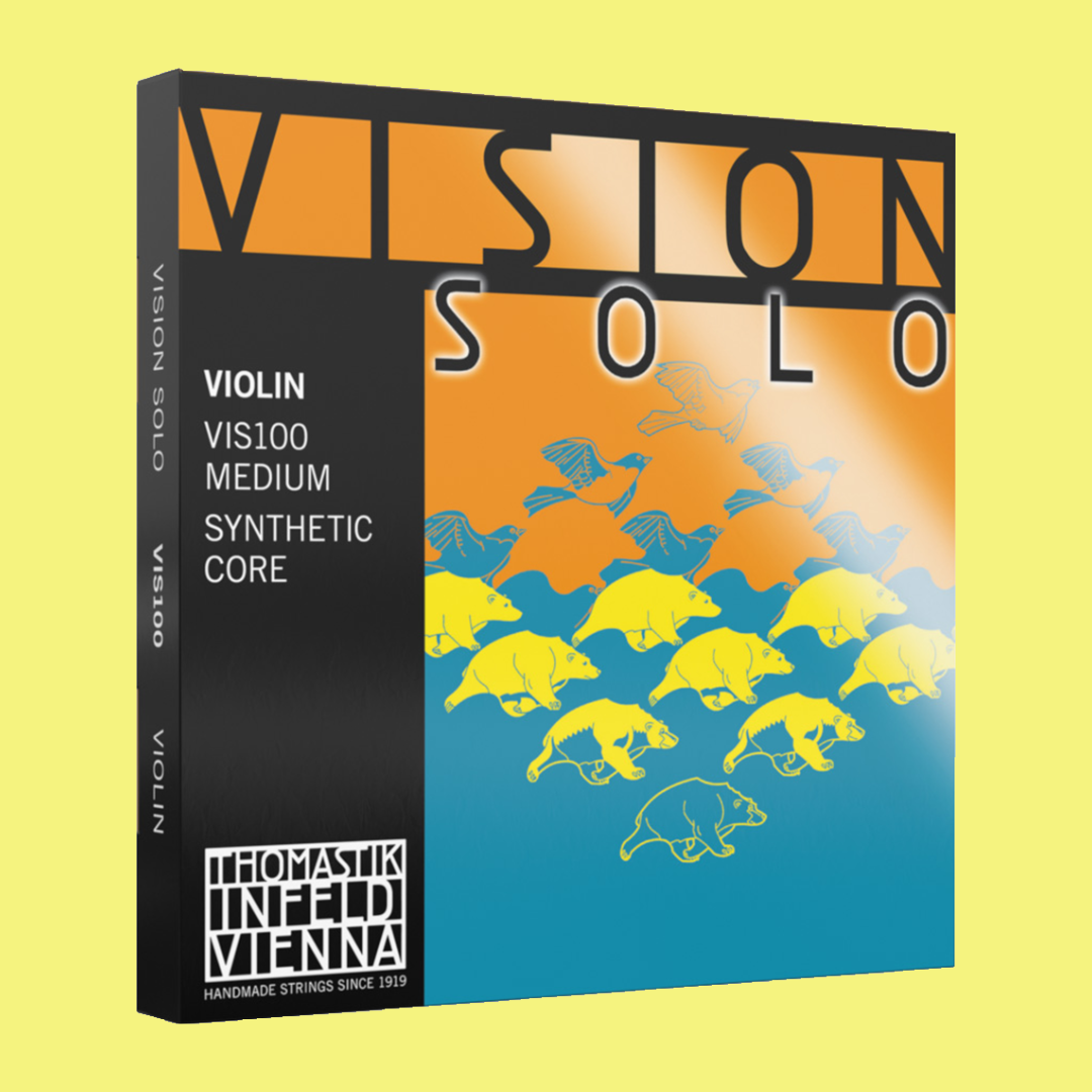 Thomastik VIS100 Vision Solo Violin 4/4 String Set