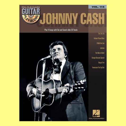 Johnny Cash Guitar Playalong V115 Bk/Ola