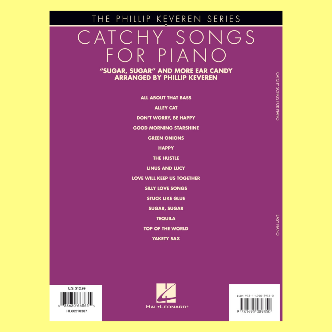 Catchy Songs For Piano Keveren Easy Piano