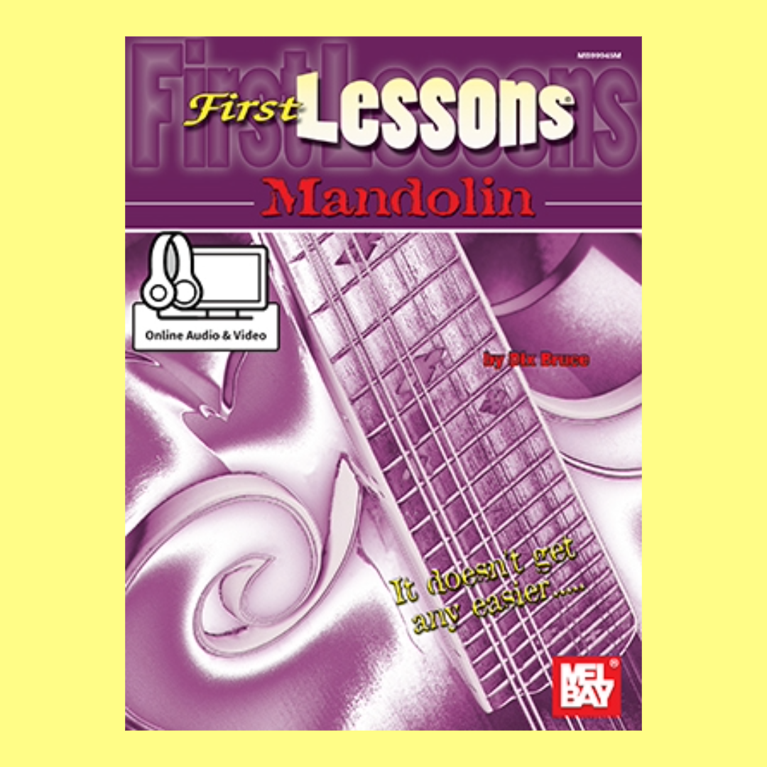 First Lessons Mandolin Book/Audio