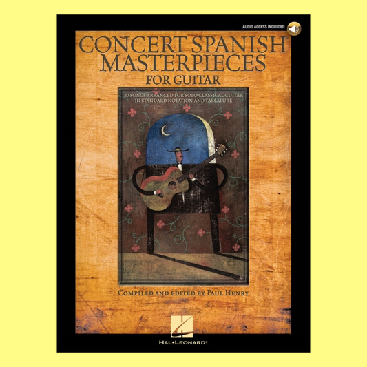 Concert Spanish Masterpieces For Guitar Bk/Cd