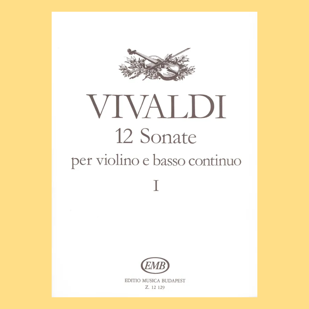 Vivaldi - 12 Sonatas Book 1 Violin with Piano Accompaniment