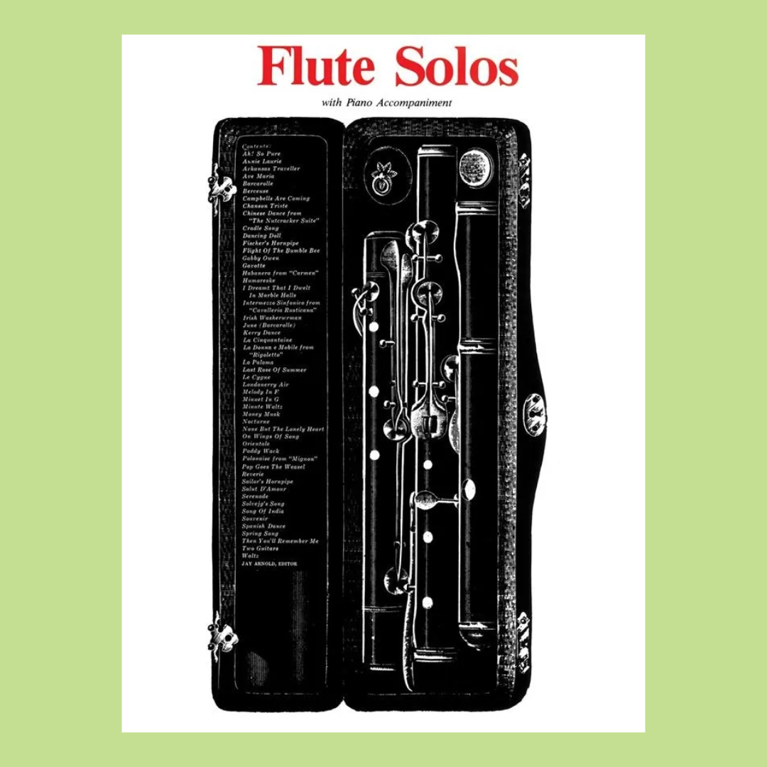 Flute Solos with Piano Accompaniment Book