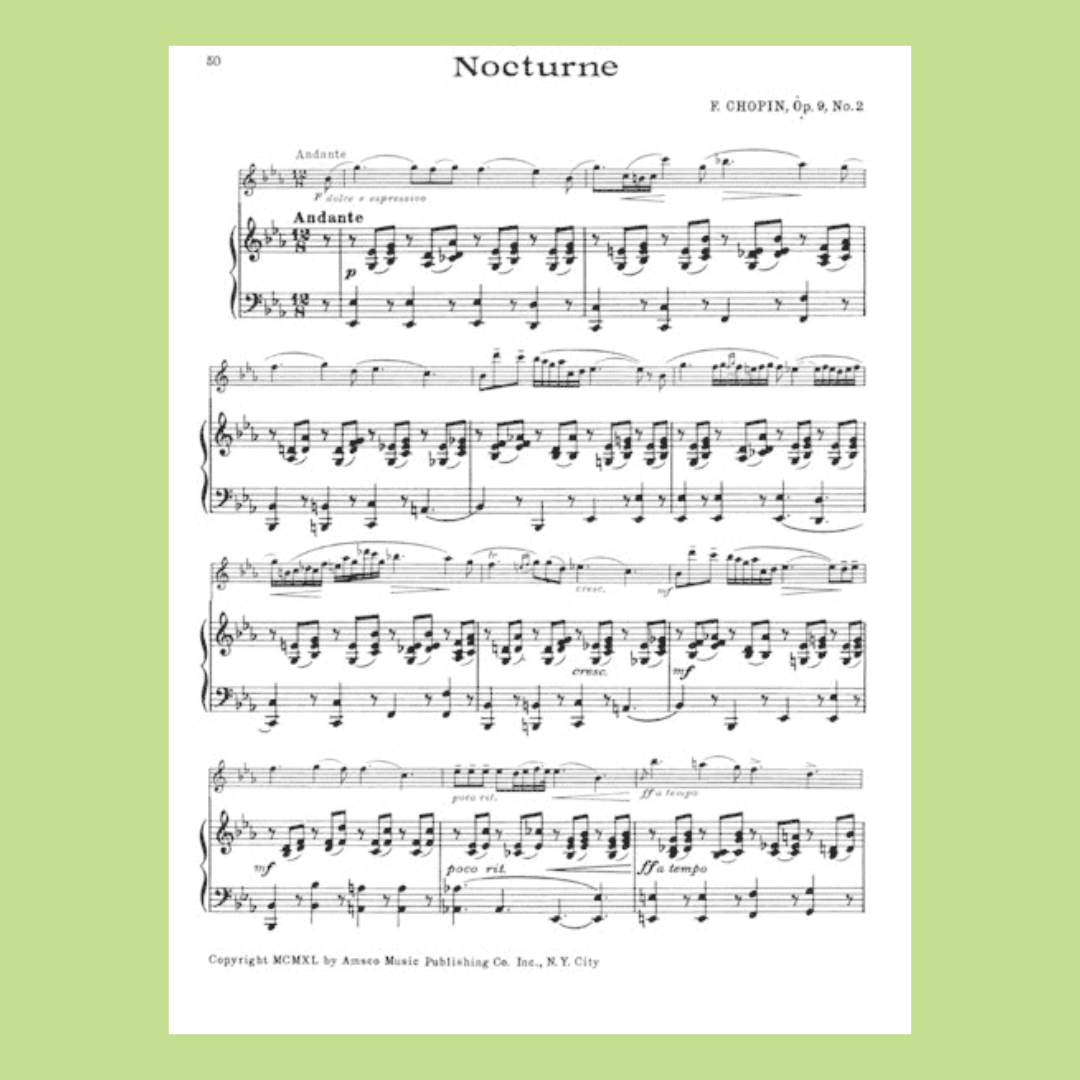 Flute Solos with Piano Accompaniment Book