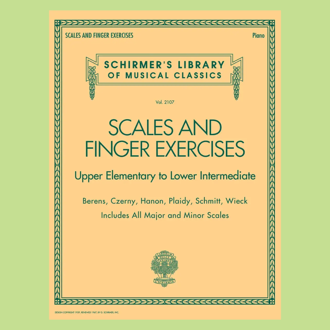 Scales and Finger Exercises Piano Book