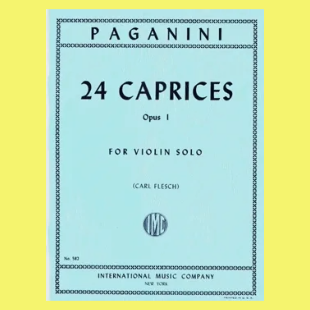 Nicolo Paganini - 24 Caprices Op 1 Violin Book