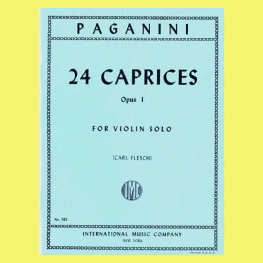 Nicolo Paganini - 24 Caprices Op 1 Violin Book