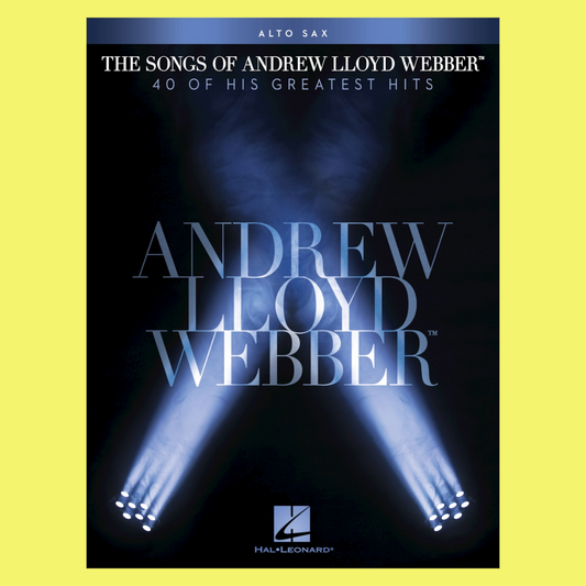 The Songs Of Andrew Lloyd Webber - Alto Saxophone Book