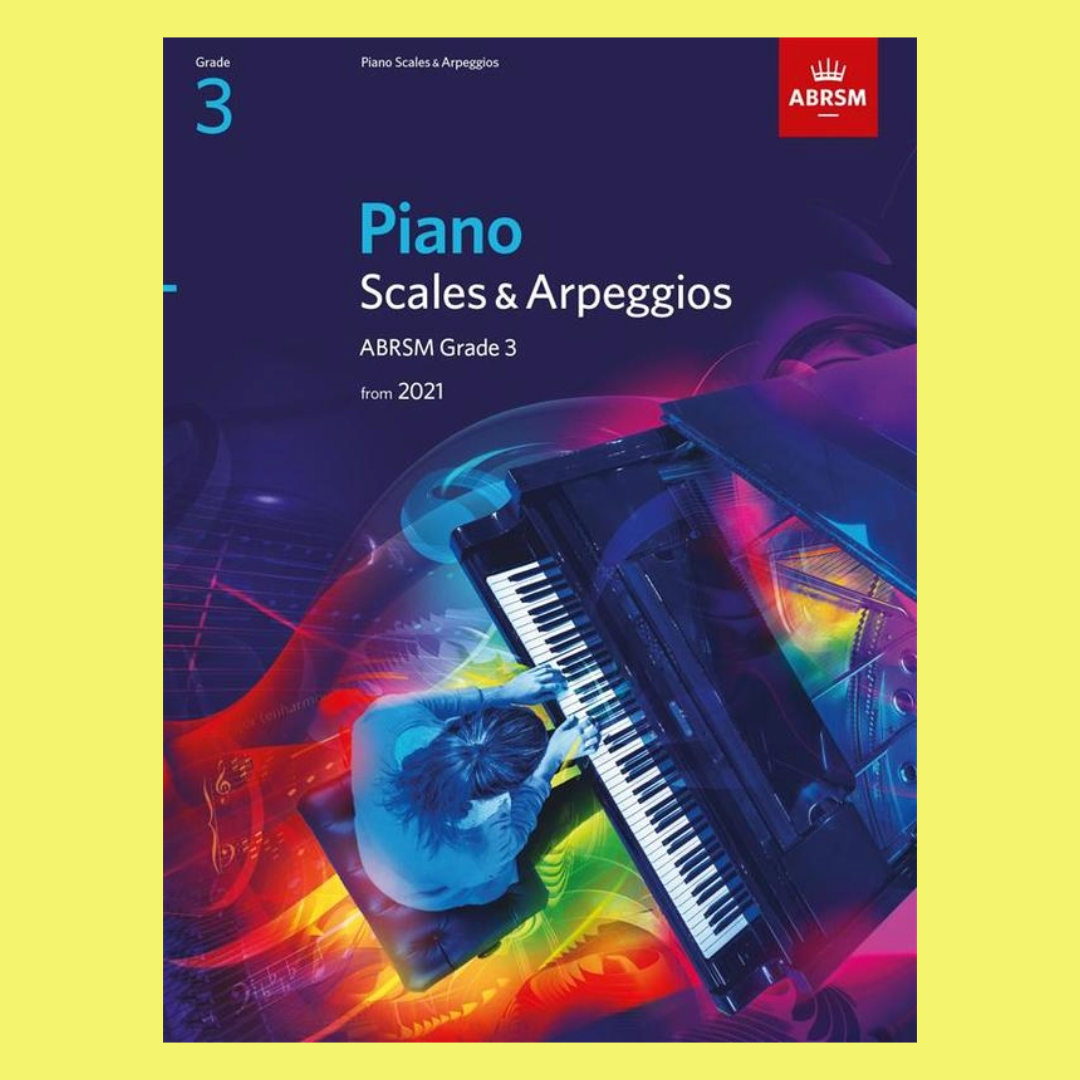 ABRSM Piano Scales & Arpeggios - Grade 3 Book (2021)