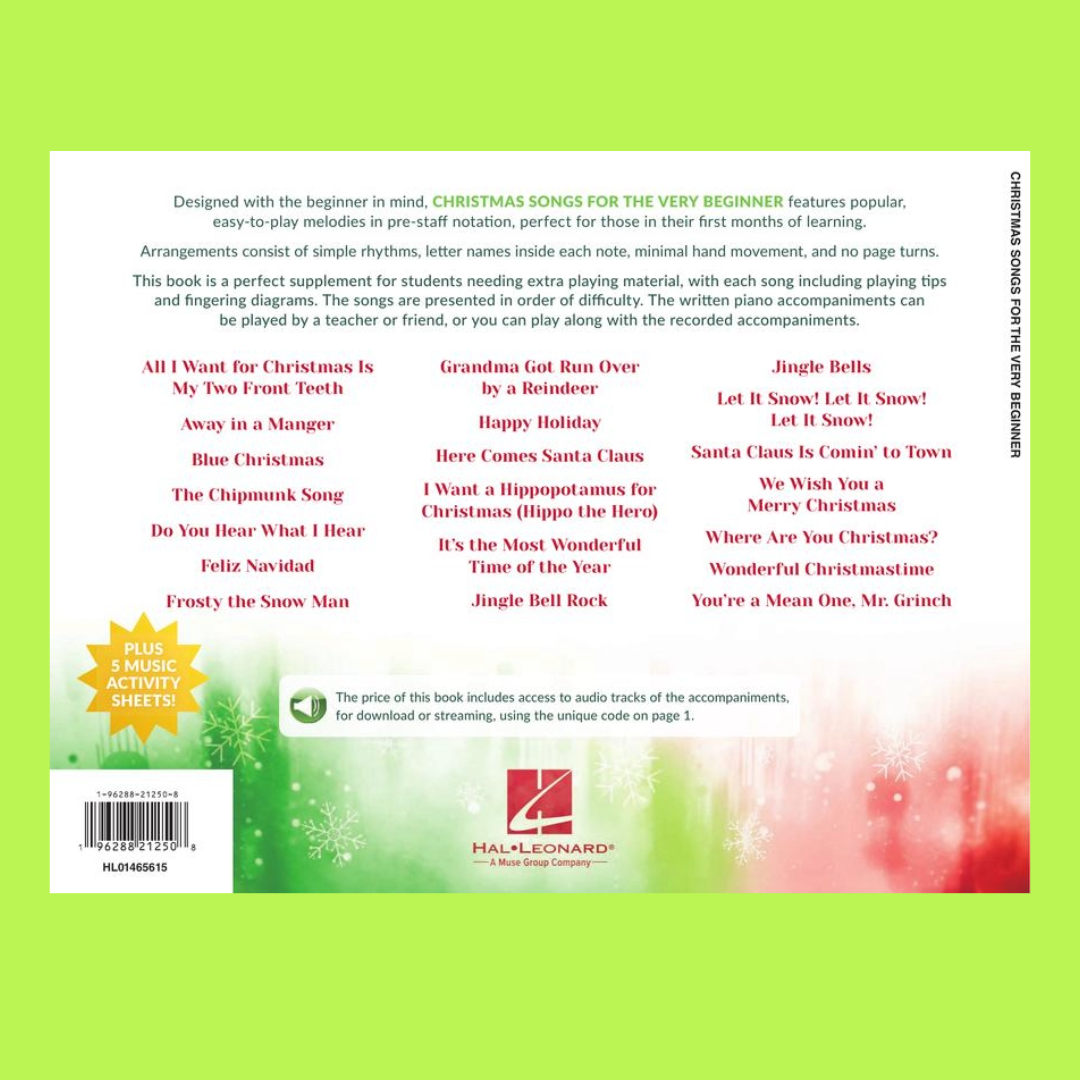 Christmas Songs for the Very Beginner Book/Ola