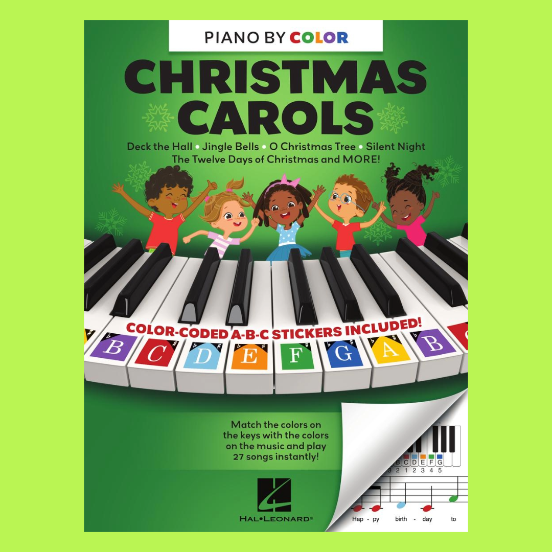 Piano by Color Book - Learn 27 Christmas Carols Instantly