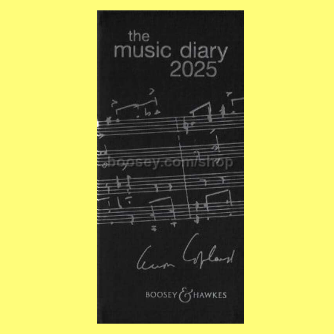 Boosey & Hawkes - Music Diary 2025 in Black