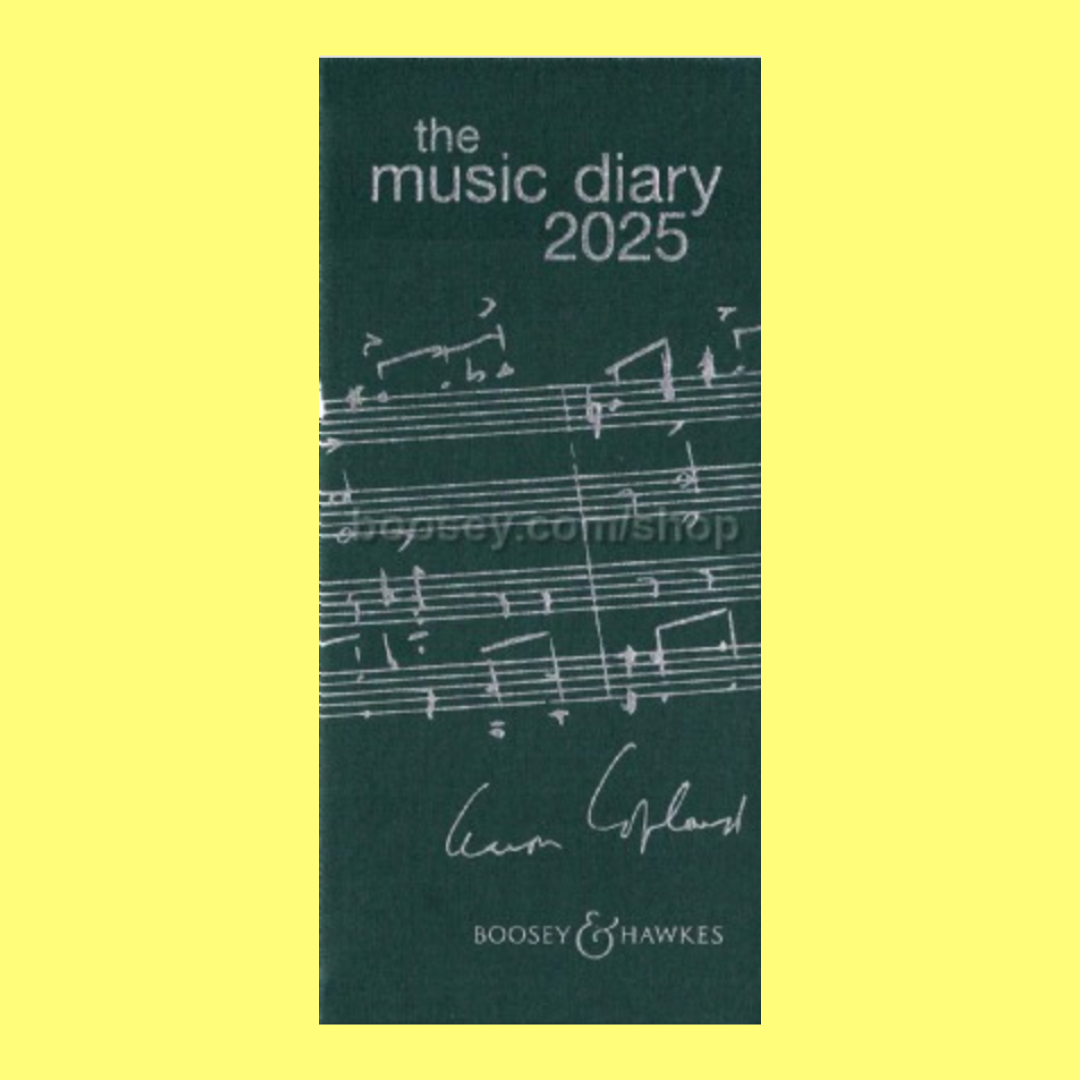 Boosey & Hawkes - Music Diary 2025 in Green