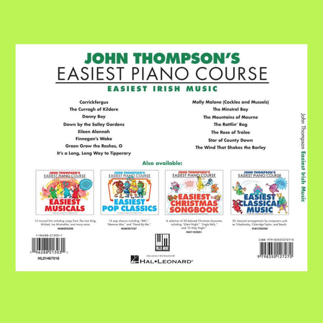 John Thompson's Easiest Piano Course - Easiest Irish Music