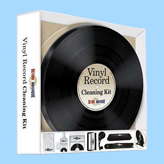 Vinyl Record Cleaning Kit in Round Tin