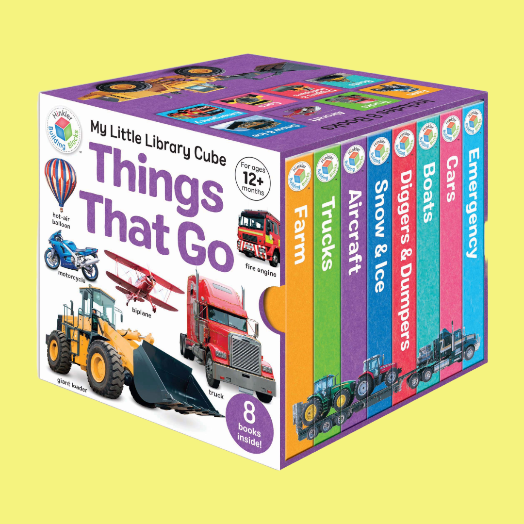 My Little Cube: Things That Go - Hinkler Book: Building Blocks