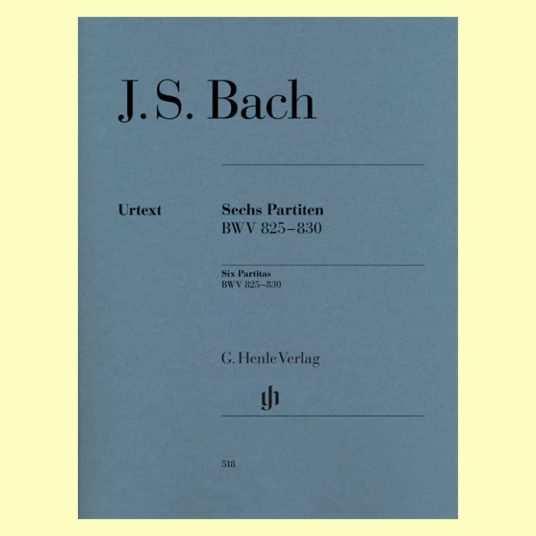 Bach - 6 Partitas Bwv 825-830 Urtext