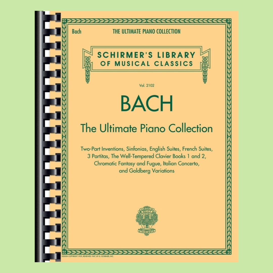 Bach - The Ultimate Piano Collection Spiral Bound Book