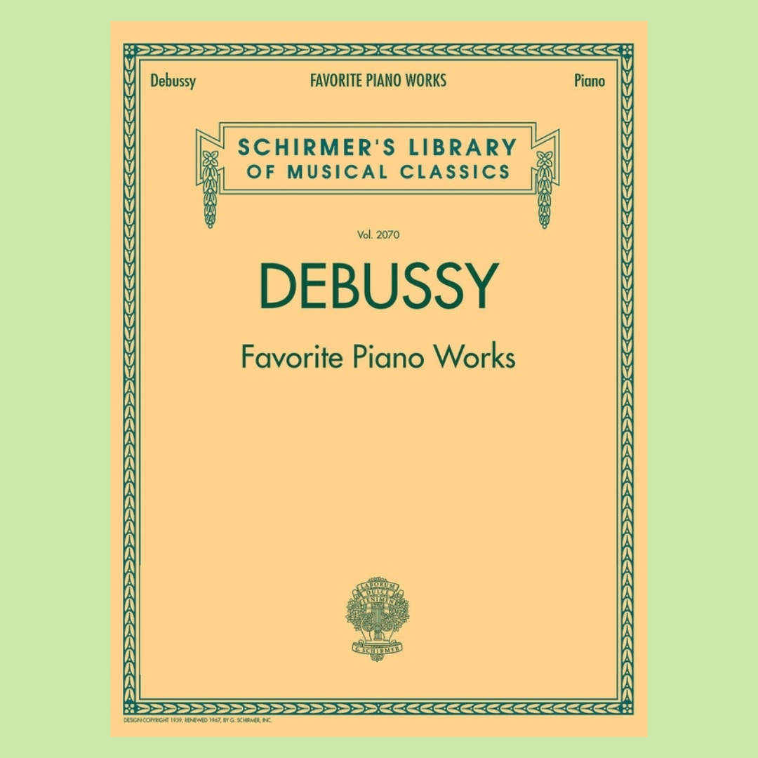 Debussy - Favorite Piano Works Books