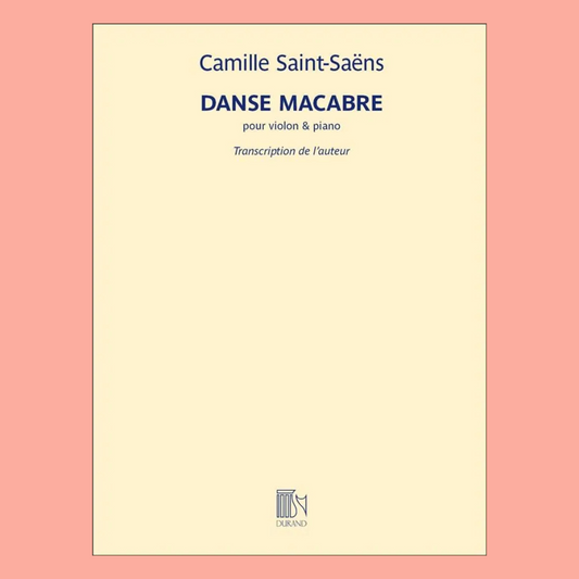 Camille Saint-Saens - Danse Macabre For Violin with Piano Accompaniment