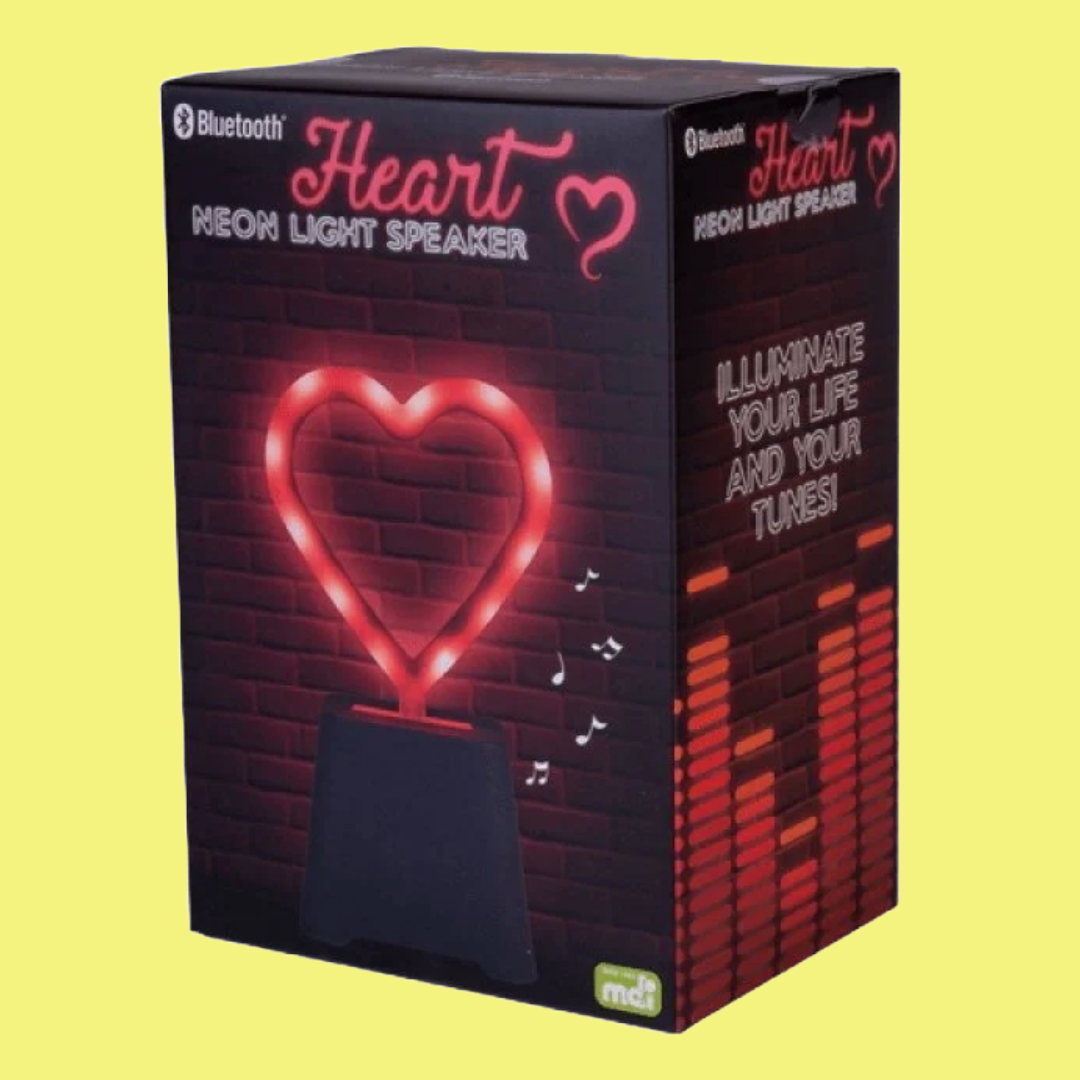 Heart Neon Light Bluetooth Speaker