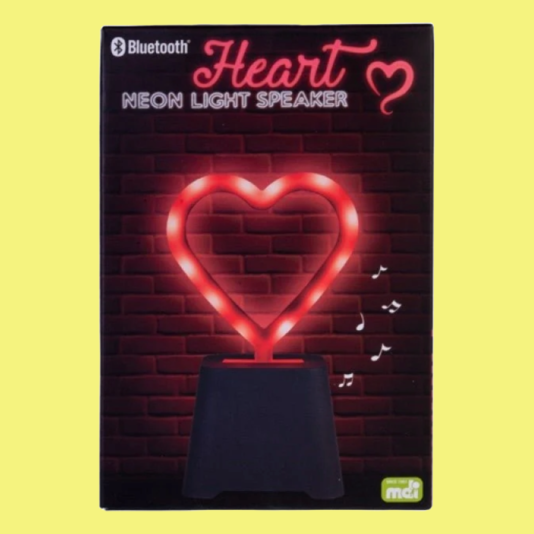 Heart Neon Light Bluetooth Speaker