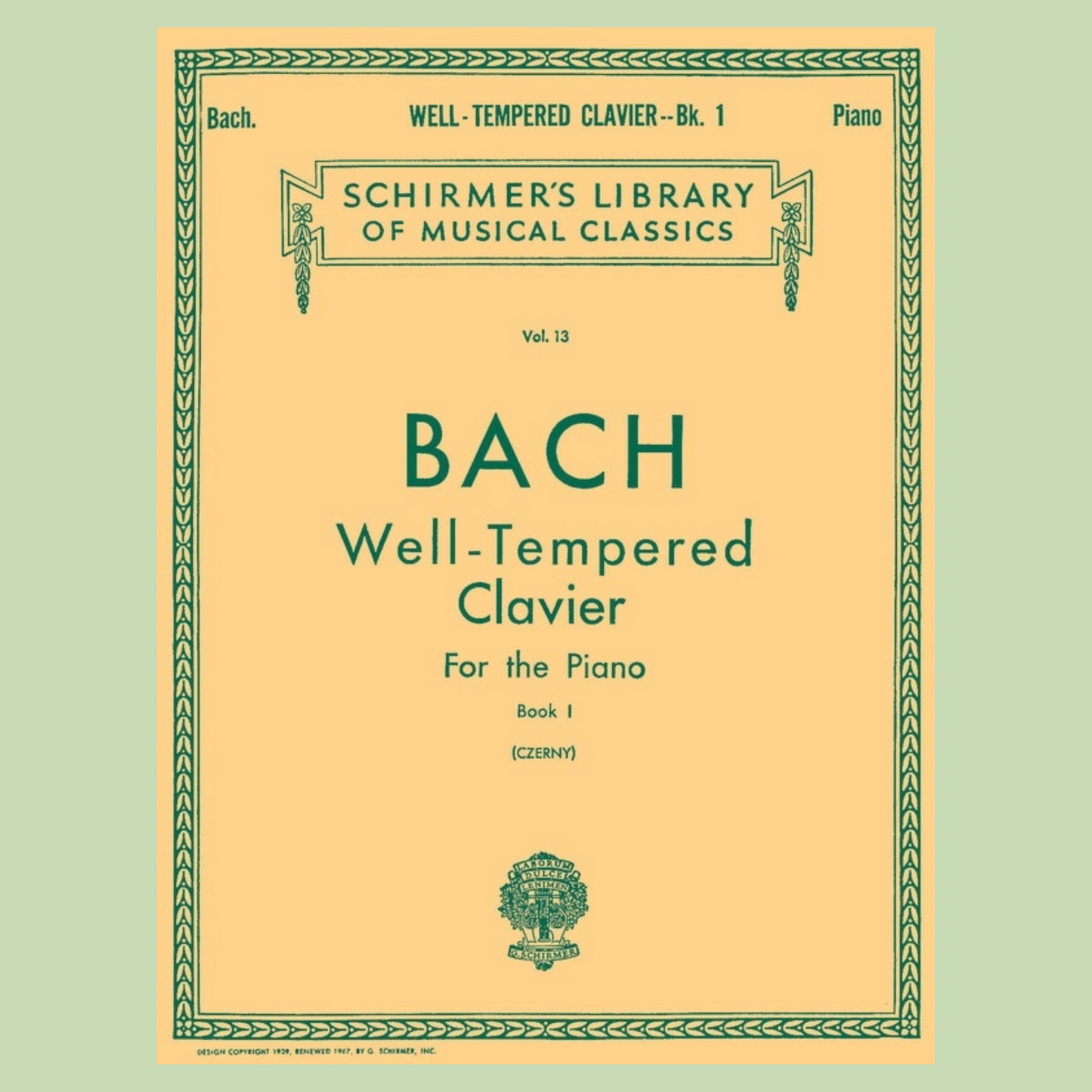 J.S Bach - The Well-Tempered Clavier For Piano Preludes and Fugues Book 1