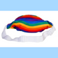 Rainbow Bum Bag With Bluetooth Speaker